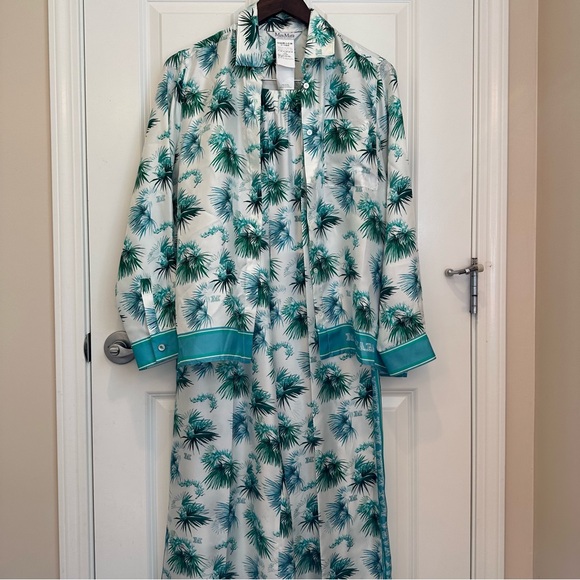 NWT Max Mara 100 % Silk Blouse & Matching Pants Set Size: M US4/6 Spring/Summer - Picture 11 of 17